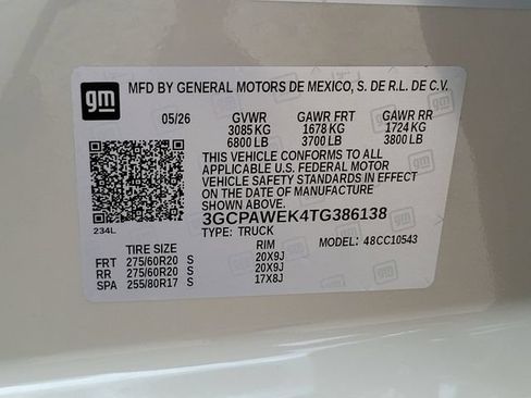 New 2026 Chevrolet Silverado 1500 RST w/ RST Select Package RWD image 34