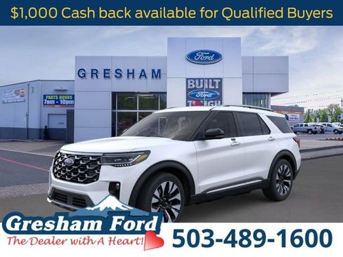 New 2026 Ford Explorer Platinum w/ LUX Leather Package AWD/4WD image 1