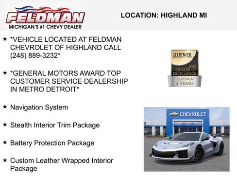 New 2026 Chevrolet Corvette ZR1 w/ ZR1 Carbon Fiber Aero Package image 3