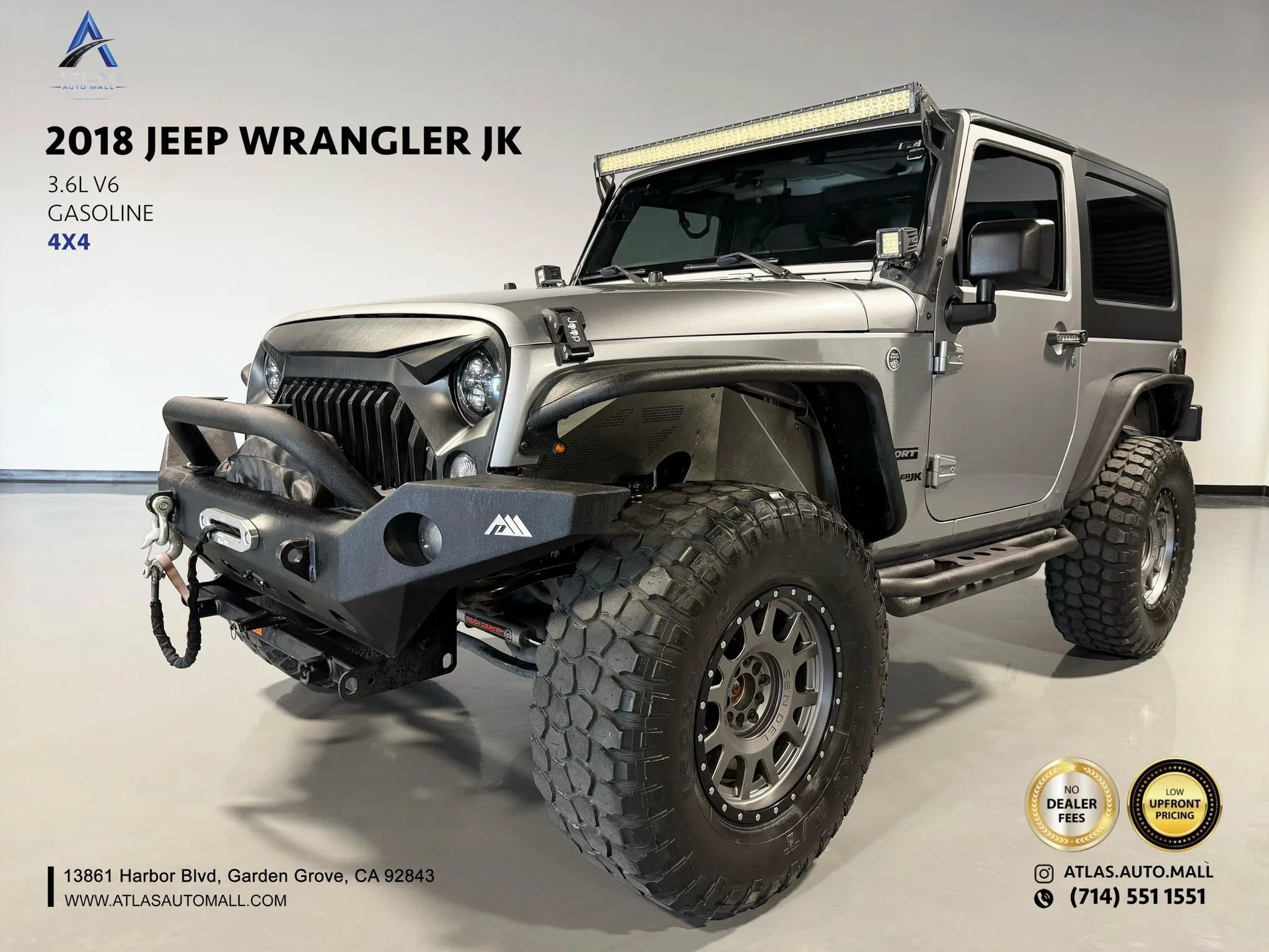 Used 2018 Jeep Wrangler Sport AWD/4WD image 1