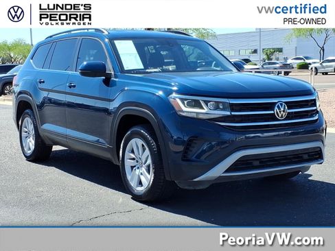 Certified 2021 Volkswagen Atlas S image 1