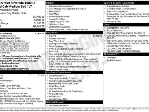 Used 2019 Chevrolet Silverado 1500 LT w/ Texas Edition image 28