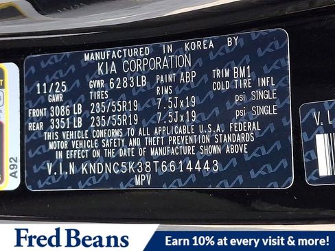 New 2026 Kia Carnival EX image 21