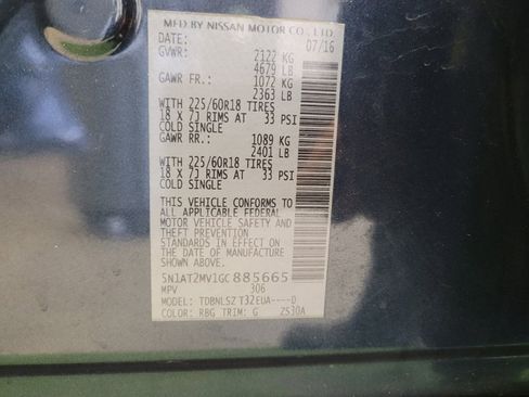 Used 2016 Nissan Rogue SL w/ SL Premium Package image 33