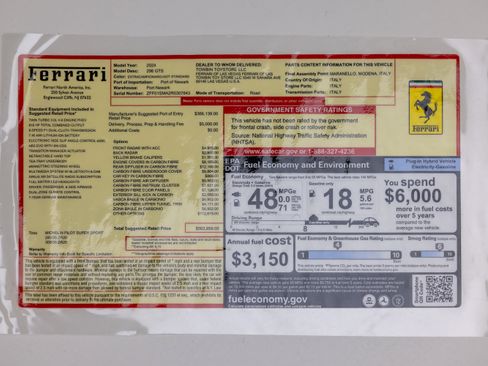 Certified 2024 Ferrari 296 GTS RWD image 34