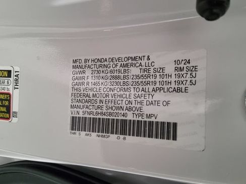 Used 2025 Honda Odyssey Touring image 44