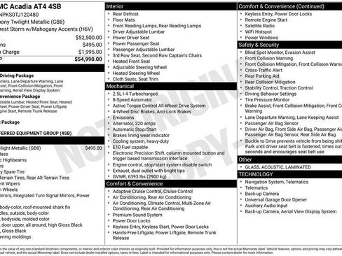 New 2026 GMC Acadia AT4 AWD/4WD image 33