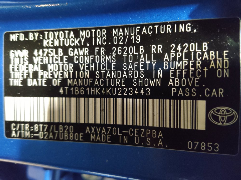Used 2019 Toyota Camry XSE FWD image 33