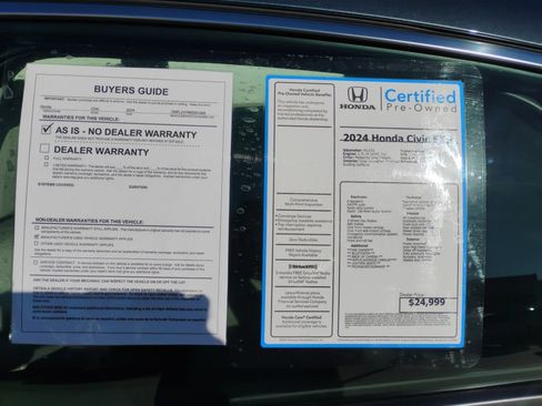 Certified 2024 Honda Civic EX-L image 33