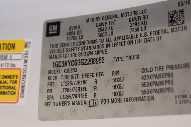 Used 2016 Chevrolet Silverado 3500 W/T w/ WT Fleet Convenience Package AWD/4WD image 30