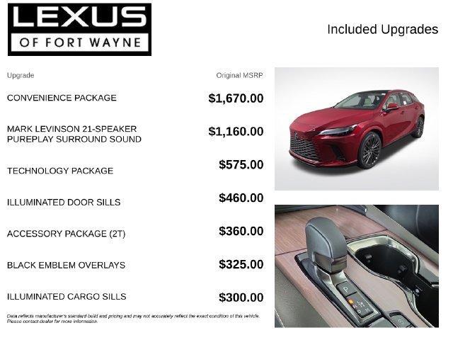 Used 2026 Lexus RX 350 AWD w/ Convenience Package image 4