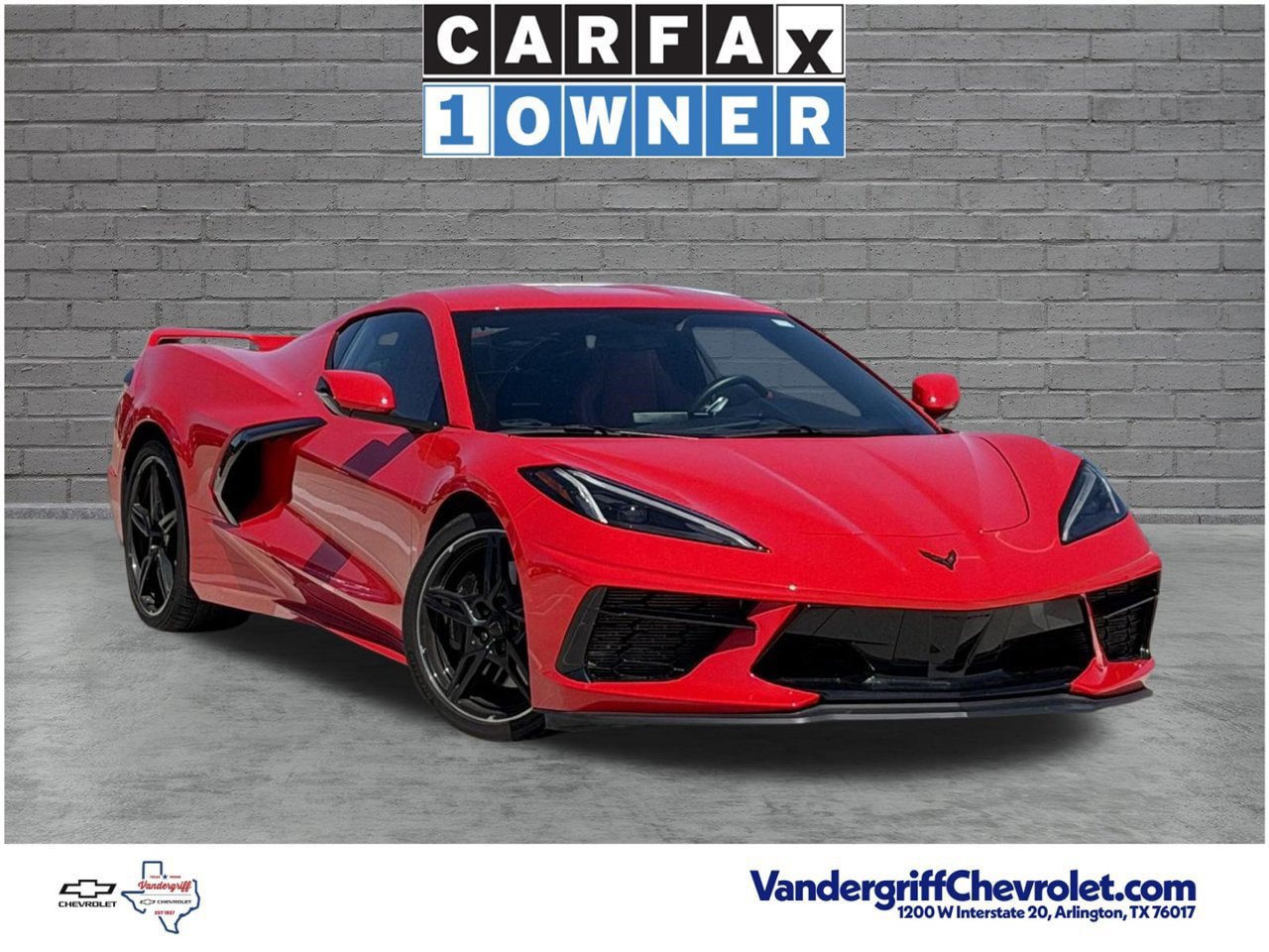 Used 2023 Chevrolet Corvette Stingray Coupe w/ Z51 Performance Package RWD image 1