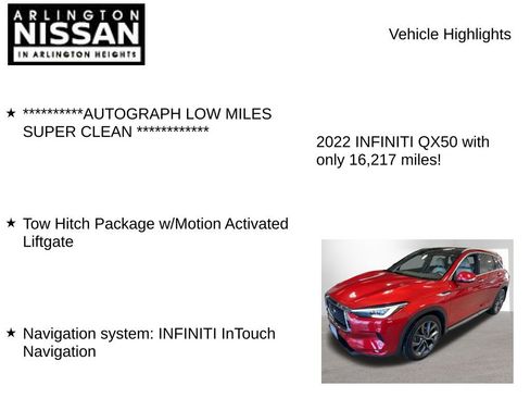 Used 2022 INFINITI QX50 Autograph image 8