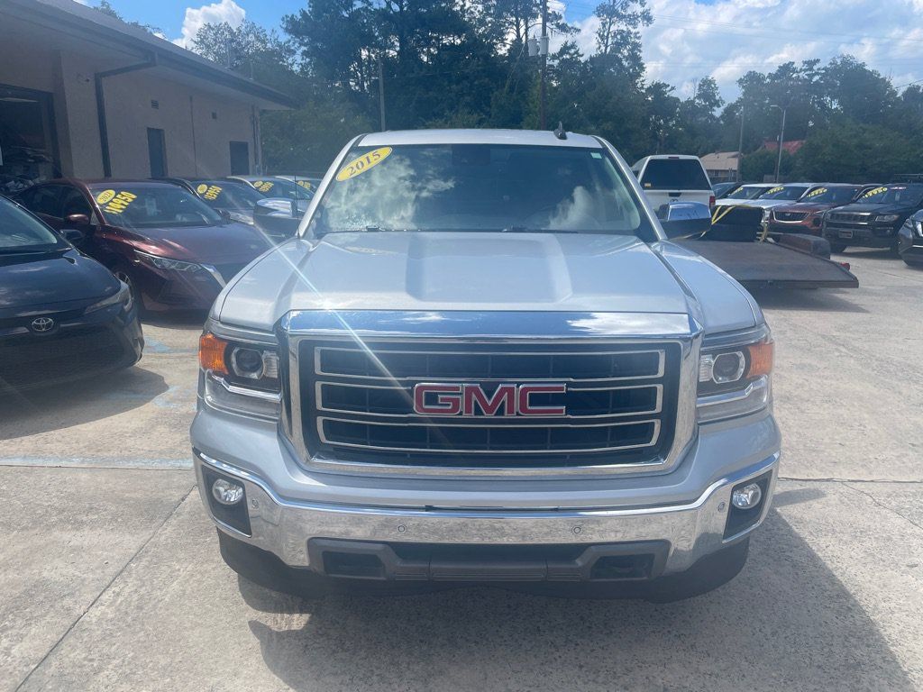 Used 2015 GMC Sierra 1500 SLT w/ SLT Crew Cab Value Package AWD/4WD image 3