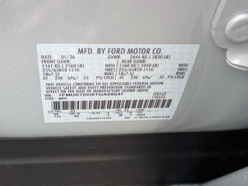 New 2026 Ford Explorer Active image 40