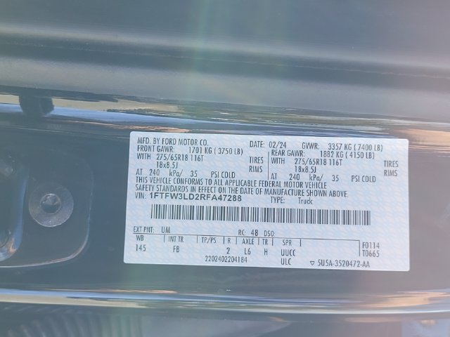 Certified 2024 Ford F150 XLT w/ Equipment Group 302A MID AWD/4WD image 16