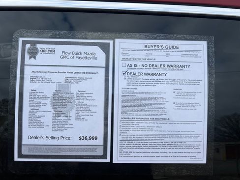 Used 2023 Chevrolet Traverse Premier w/ LPO, Floor Liner Package image 34