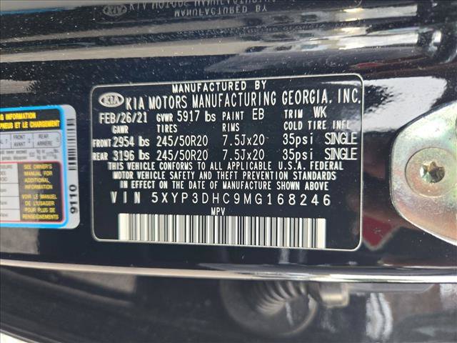 Used 2021 Kia Telluride EX w/ EX Premium Package AWD/4WD image 15