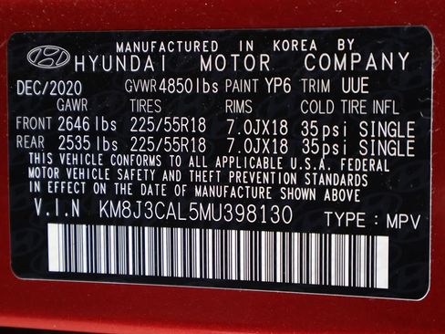 Used 2021 Hyundai Tucson SEL AWD/4WD image 42