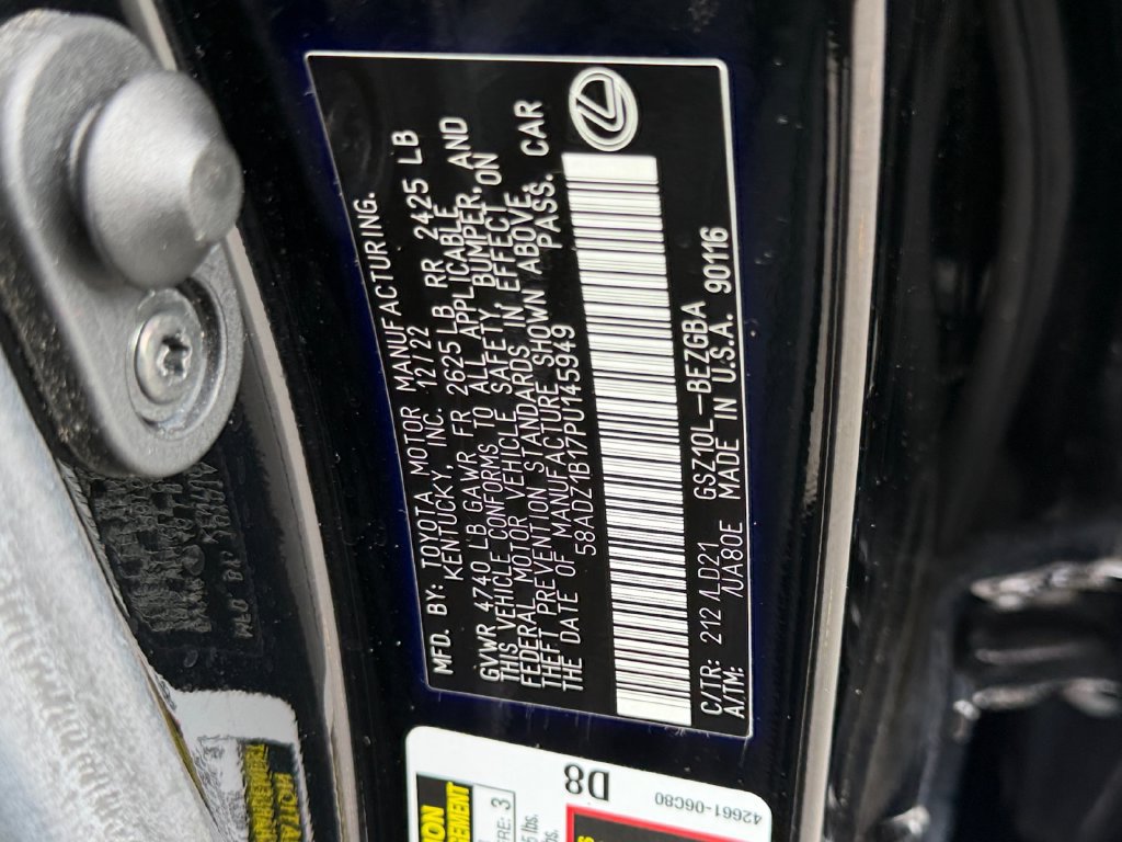 Certified 2023 Lexus ES 350 w/ Premium Package FWD image 28