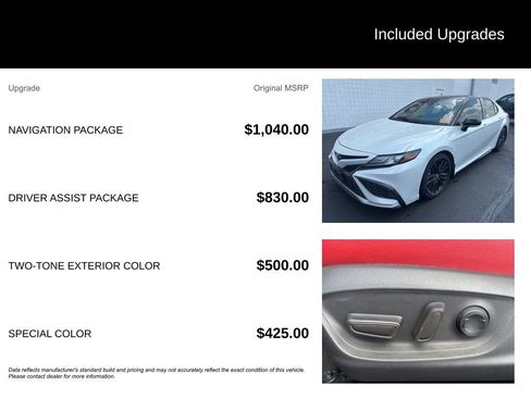 Used 2022 Toyota Camry XSE w/ Navigation Package FWD image 7