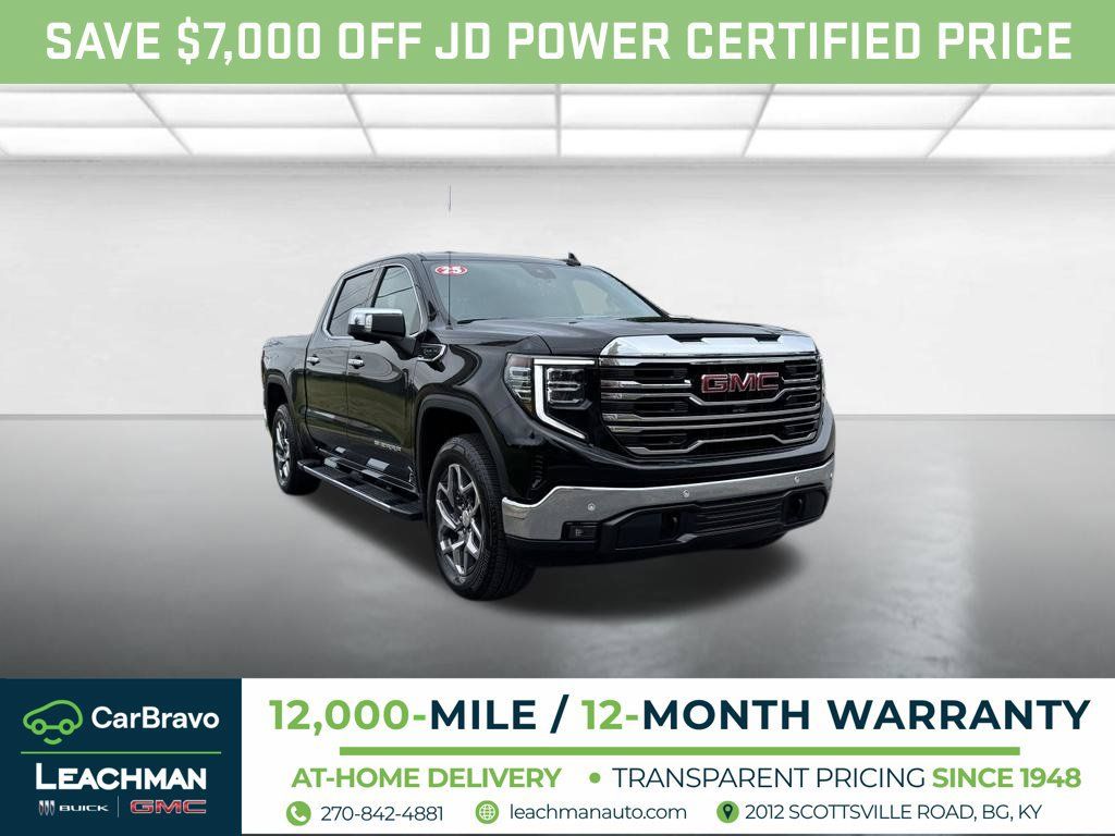 Certified 2025 GMC Sierra 1500 SLT w/ SLT Premium Plus Package AWD/4WD 360° Tour