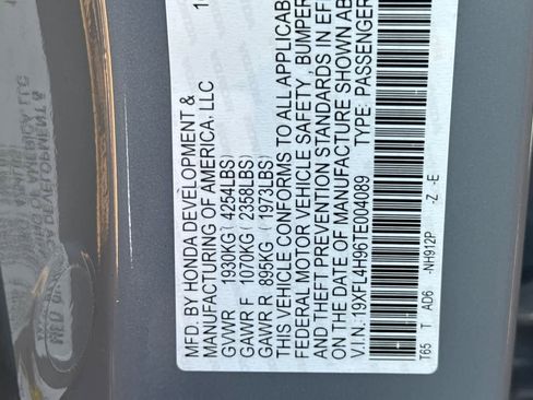 New 2026 Honda Civic Sport Touring image 26