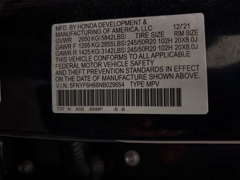 Used 2022 Honda Pilot Touring image 12