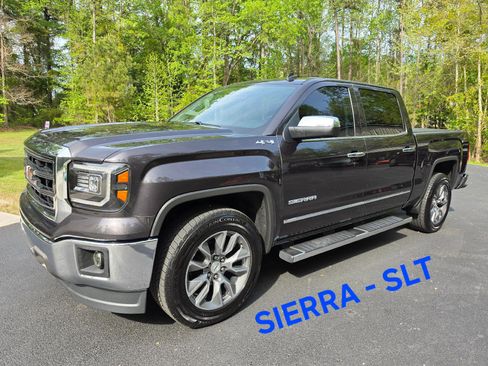 Used 2014 GMC Sierra 1500 SLT w/ SLT Crew Cab Value Package AWD/4WD image 1