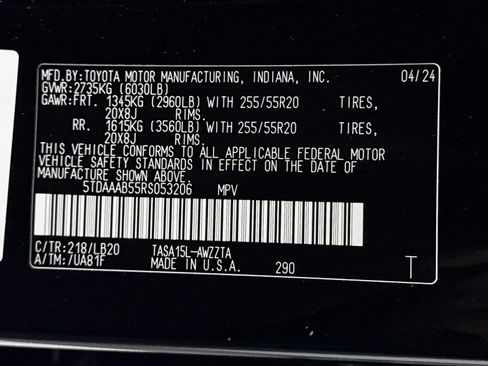 Used 2024 Toyota Grand Highlander AWD image 43