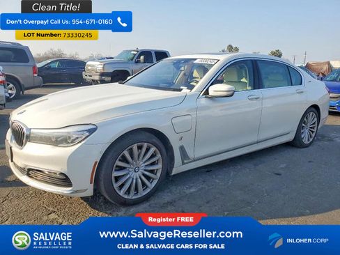 Used 2018 BMW 740e xDrive AWD/4WD image 1
