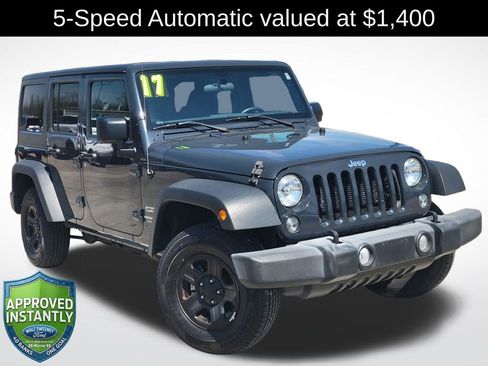 Used 2017 Jeep Wrangler Unlimited Sport w/ Connectivity Group AWD/4WD image 1