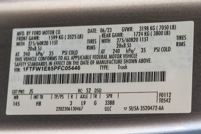Used 2023 Ford F150 Lariat AWD/4WD image 76