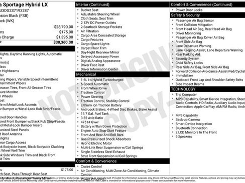Used 2025 Kia Sportage LX FWD image 32