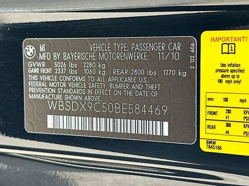 Used 2011 BMW M3 Convertible RWD image 27