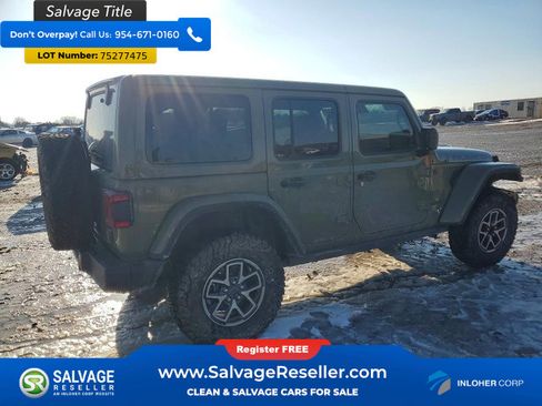 Used 2025 Jeep Wrangler Unlimited Rubicon w/ Safety Group AWD/4WD image 4