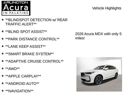 New 2026 Acura MDX w/ Advance Package image 7