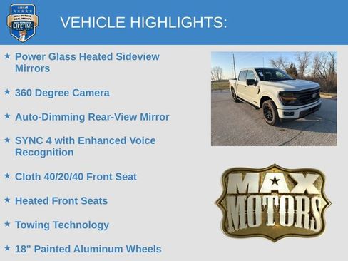 New 2026 Ford F150 XLT w/ Equipment Group 302A MID AWD/4WD image 17