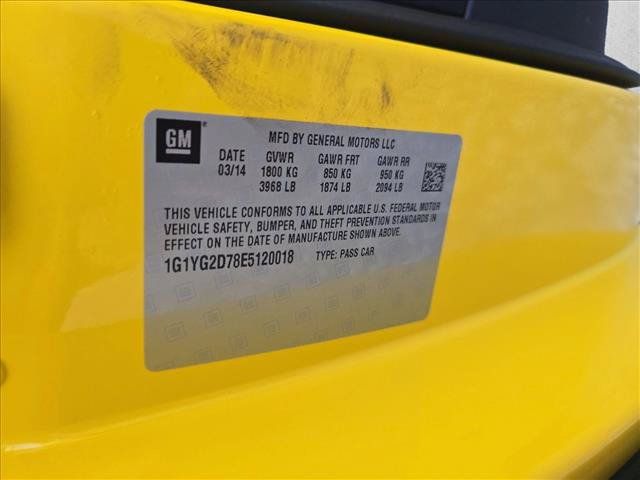 Used 2014 Chevrolet Corvette Stingray Coupe w/ Battery Protection Package RWD image 13