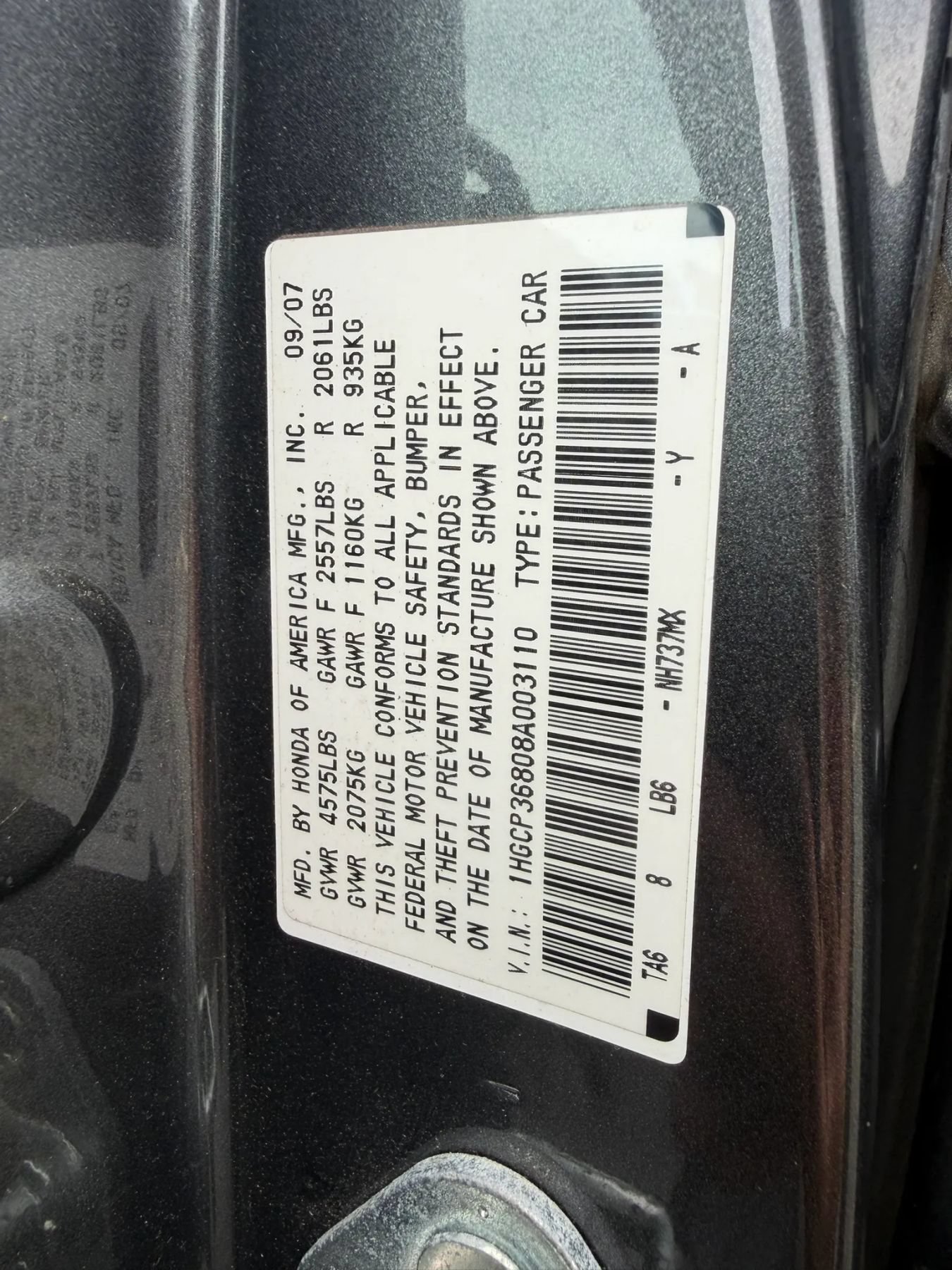 Used 2008 Honda Accord EX-L image 10