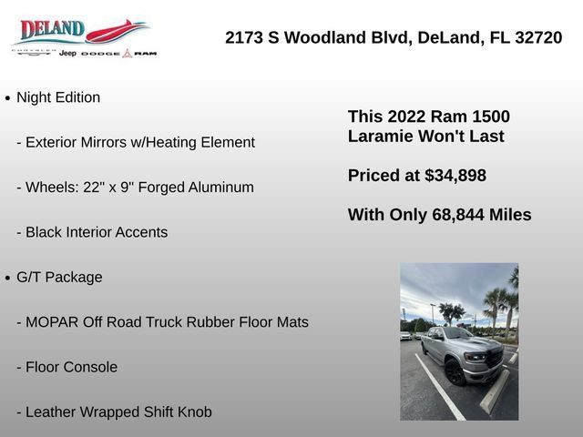 Used 2022 RAM 1500 Laramie RWD image 15