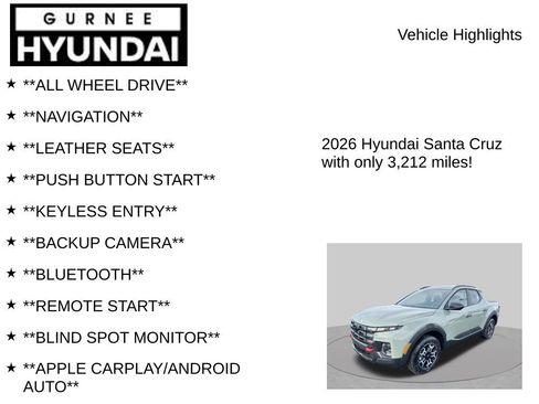 Used 2026 Hyundai Santa Cruz XRT AWD/4WD image 8