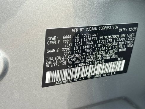 New 2026 Subaru Ascent Touring image 39