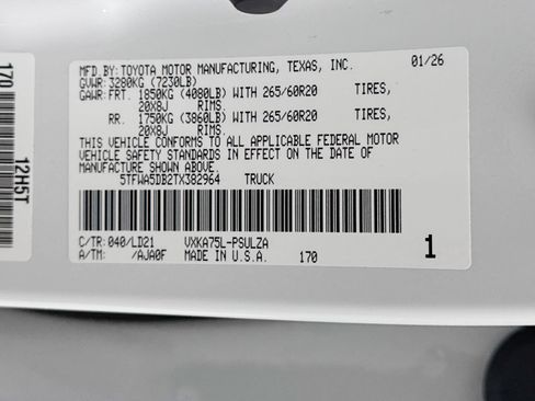 Used 2026 Toyota Tundra Limited AWD/4WD image 39