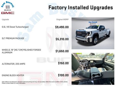 Certified 2024 GMC Sierra 3500 SLT w/ SLT Premium Package AWD/4WD image 4