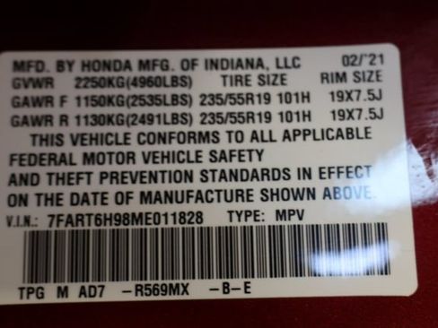 Used 2021 Honda CR-V Touring image 29