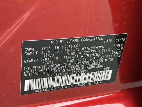 New 2026 Subaru Crosstrek 2.5i Wilderness AWD/4WD image 26