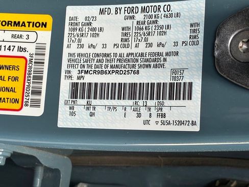 Certified 2023 Ford Bronco Sport Big Bend AWD/4WD image 55