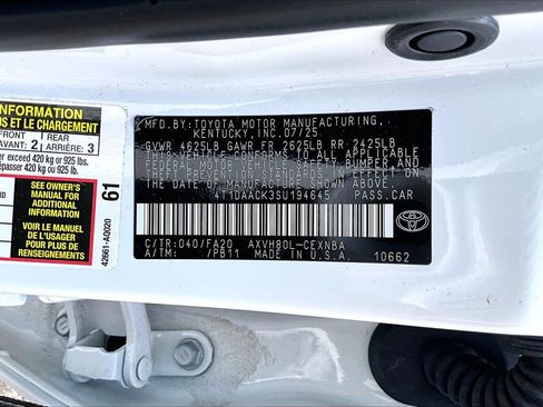 Used 2025 Toyota Camry LE FWD image 16
