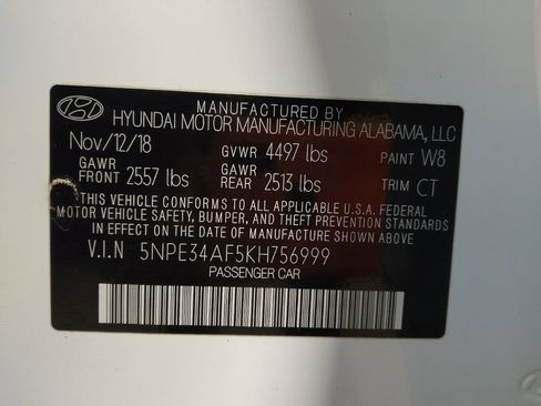 Used 2019 Hyundai Sonata Sport w/ Tech Package 03 image 33